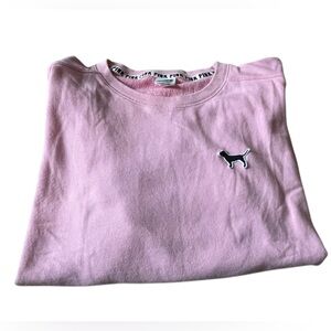Victoria's Secret Pink Branded Pink Crewneck